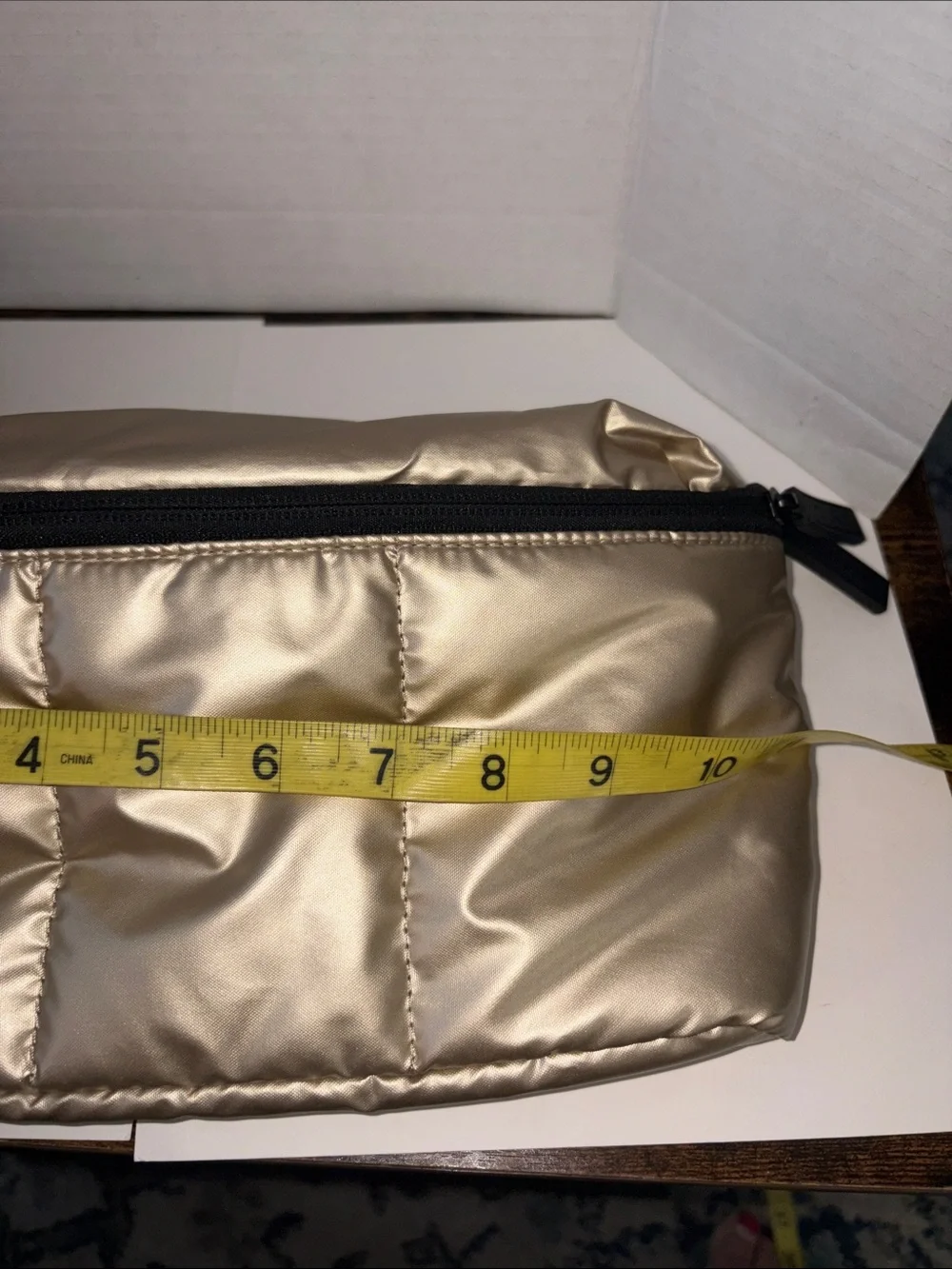 Calpak Gold Quilted Crossbody Belt Bag